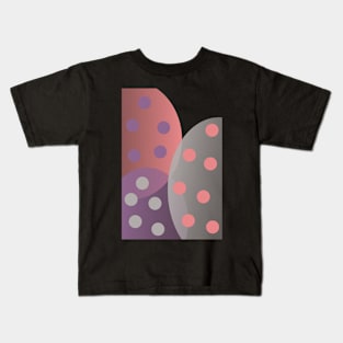 Translucent Pattern with Polka Dots Kids T-Shirt